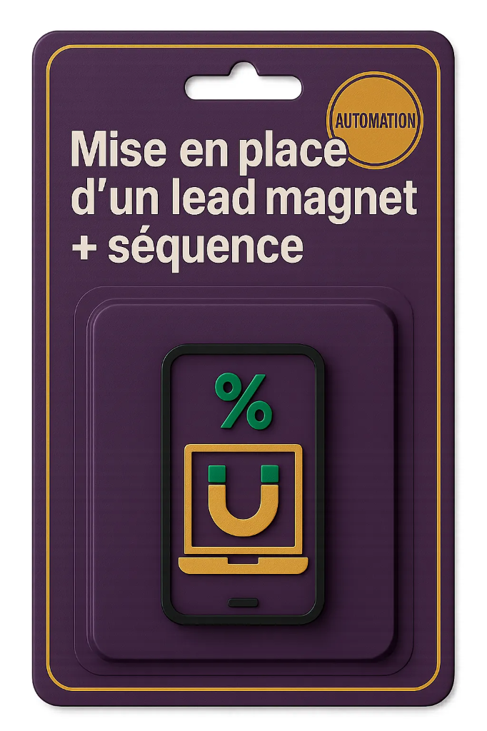 Mise en place d’un lead magnet + séquence