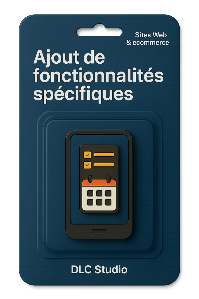  Ajout de fonctionnalités spécifiques (formulaire, agenda, etc.)
