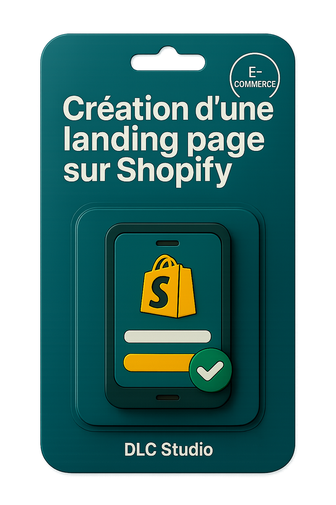 Création d’une landing page sur Shopify