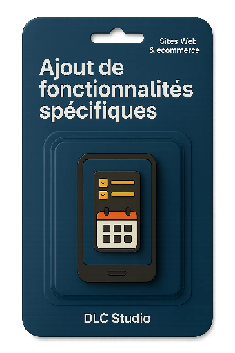 [WEB-FONCT-001]  Ajout de fonctionnalités spécifiques (formulaire, agenda, etc.)