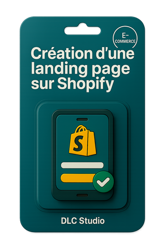 [SHOP-LP-001] Création d’une landing page sur Shopify